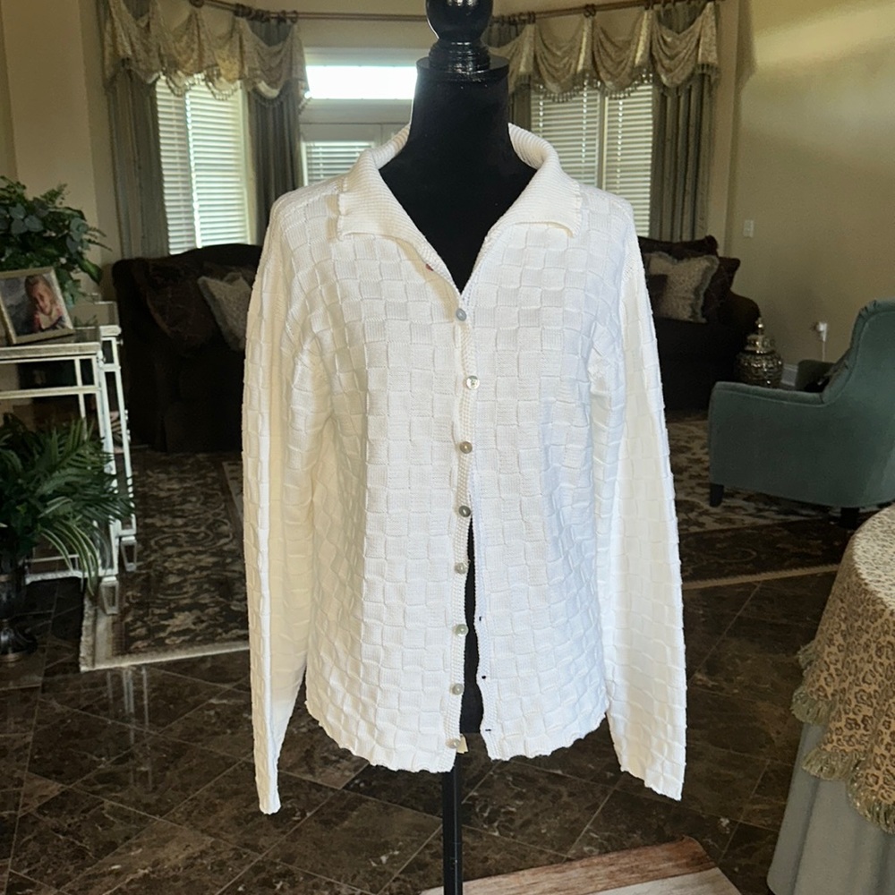Vintage Retro Dean Michael cotton cardigan